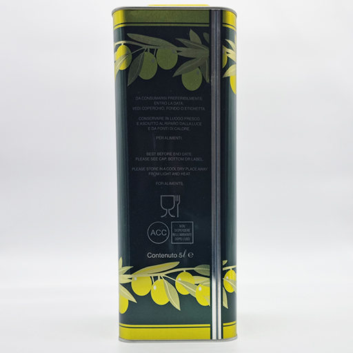 olio 5 litri lato